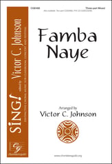 Famba Naye Three-Part Mixed choral sheet music cover